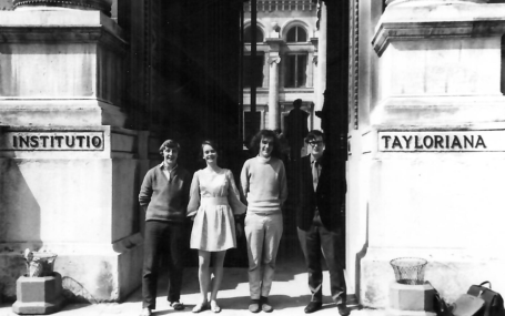 At the Taylorian with fellow students of Russian - 1971