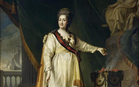 Dmitry Levitsky Portrait Of Catherine Ii The Legislatress In The Temple Of The Goddess Of Justice Google Art Project