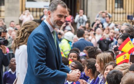 King Felipe Queen Letizia Spain Oxford 2017