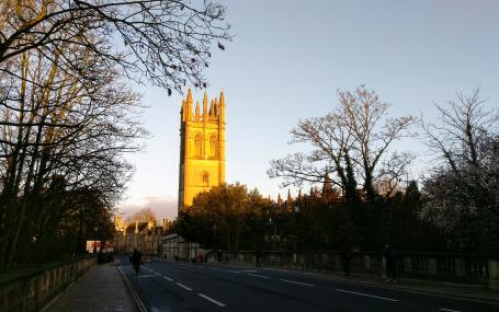 Magdalen Tower In The Morning Sun