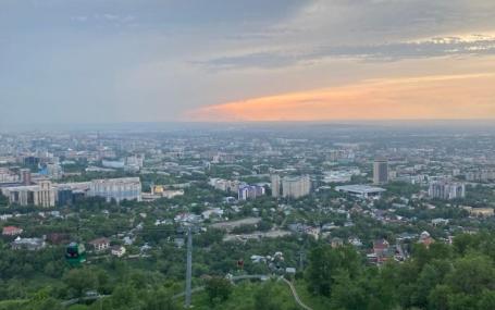 Sunset Over Almaty