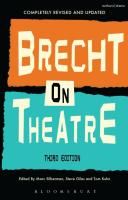 Brecht On Theatre