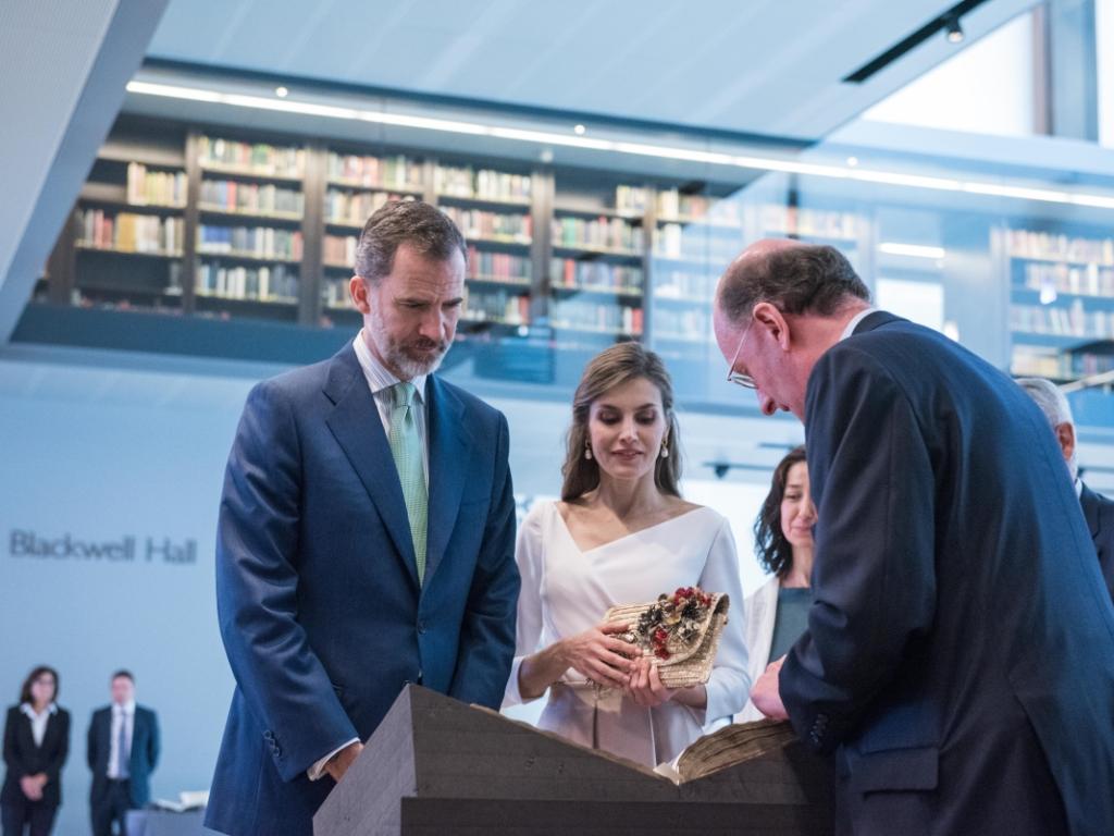 King Felipe Queen Letizia Spain Oxford 2017 Weston Library